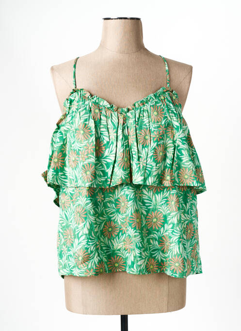 Débardeur vert VERO MODA pour femme