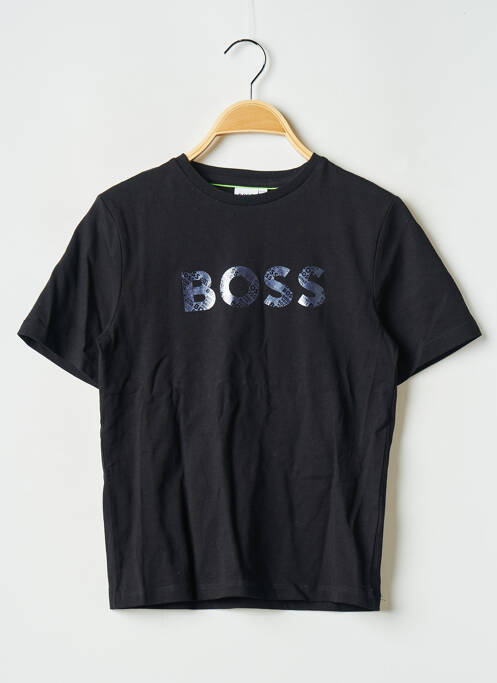 T-shirt noir HUGO BOSS pour garçon