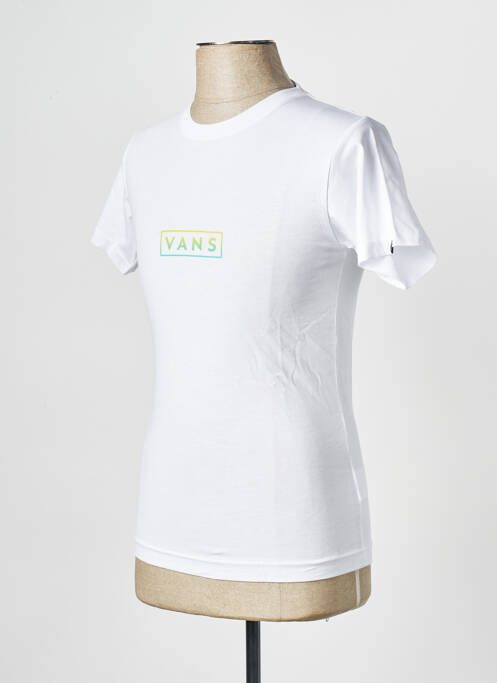 T-shirt blanc VANS pour homme