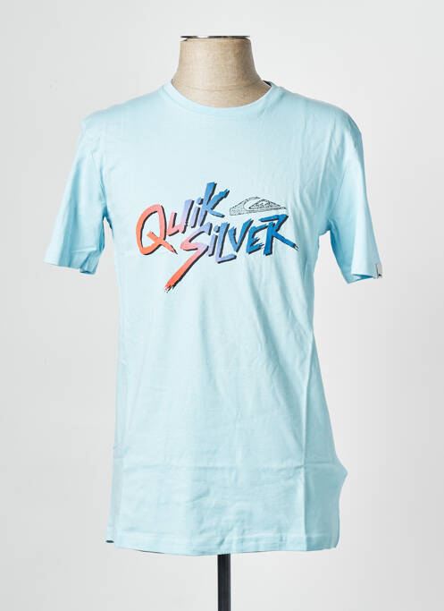 T-shirt bleu QUIKSILVER pour homme