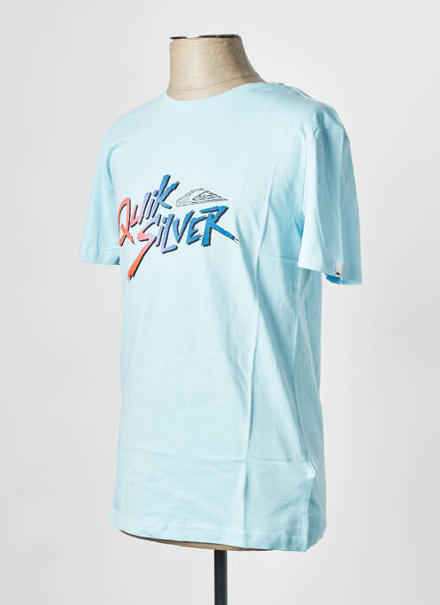 T-shirt bleu QUIKSILVER pour homme
