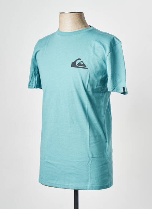 T-shirt bleu QUIKSILVER pour homme