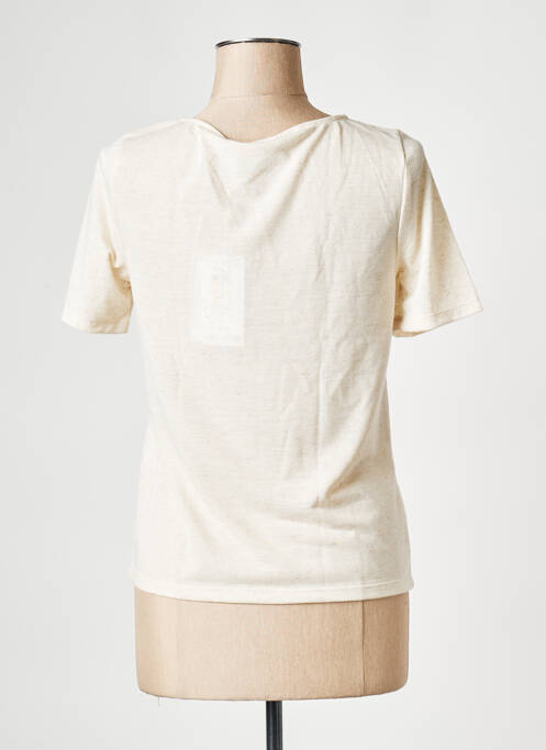 T-shirt beige VILA pour femme