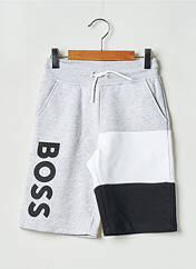 Bermuda gris HUGO BOSS pour garçon seconde vue