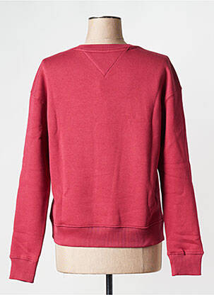 Sweat-shirt col rond rouge TOMMY HILFIGER femme