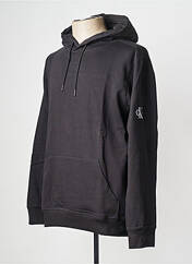 Sweat-shirt à capuche noir CALVIN KLEIN pour homme seconde vue
