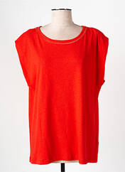 T-shirt orange I.CODE (By IKKS) pour femme seconde vue
