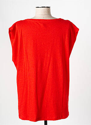 T-shirt col rond orange I.CODE (By IKKS) femme