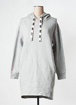 Robe courte col rond gris UGG femme
