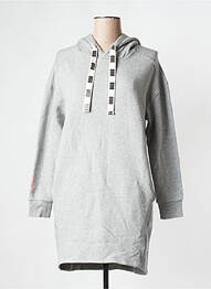 Robe courte col rond gris UGG femme