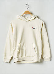 Sweat-shirt à capuche beige FILA pour enfant seconde vue