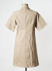 Robe courte marron ICHI pour femme seconde vue