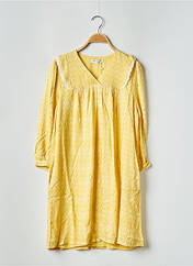 Robe courte jaune SEE U SOON pour femme seconde vue