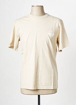 T-shirt col rond beige DOCKERS homme