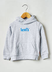 Sweat-shirt à capuche gris LEVIS pour garçon seconde vue