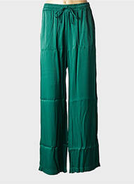 Pantalon droit vert LA FEE MARABOUTEE femme