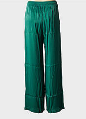 Pantalon droit vert LA FEE MARABOUTEE pour femme seconde vue