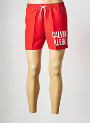 Short de bain rouge CALVIN KLEIN pour homme seconde vue