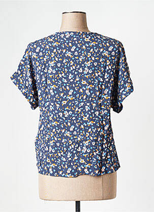 Top col v bleu I.CODE (By IKKS) femme