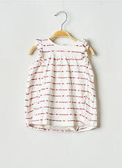 Robe mi-longue blanc PETIT BATEAU pour fille seconde vue