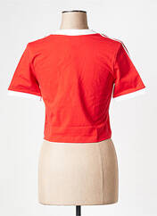 T-shirt rouge ADIDAS pour femme seconde vue
