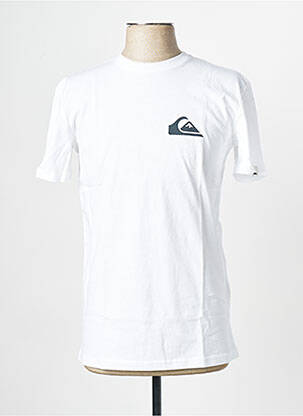 T-shirt blanc QUIKSILVER pour homme