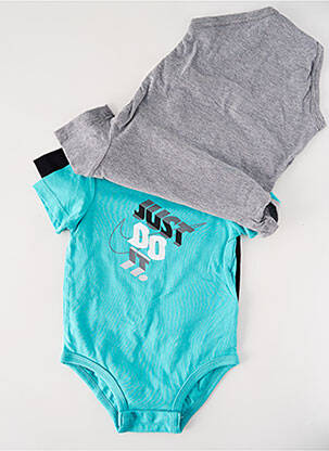 Body lingerie col rond gris NIKE garçon