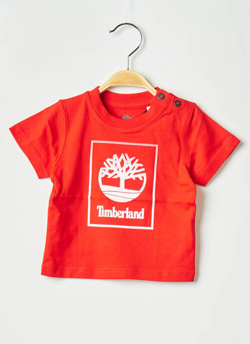 T-shirt orange TIMBERLAND pour garçon