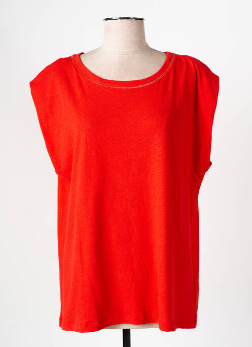 T-shirt orange I.CODE (By IKKS) pour femme