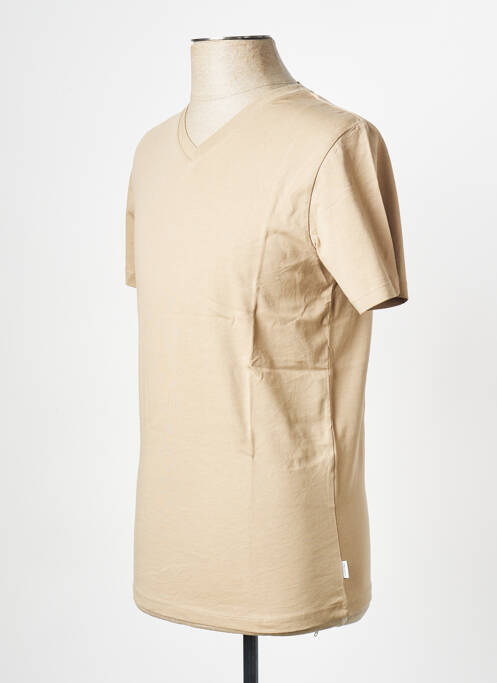 T-shirt beige JACK & JONES homme