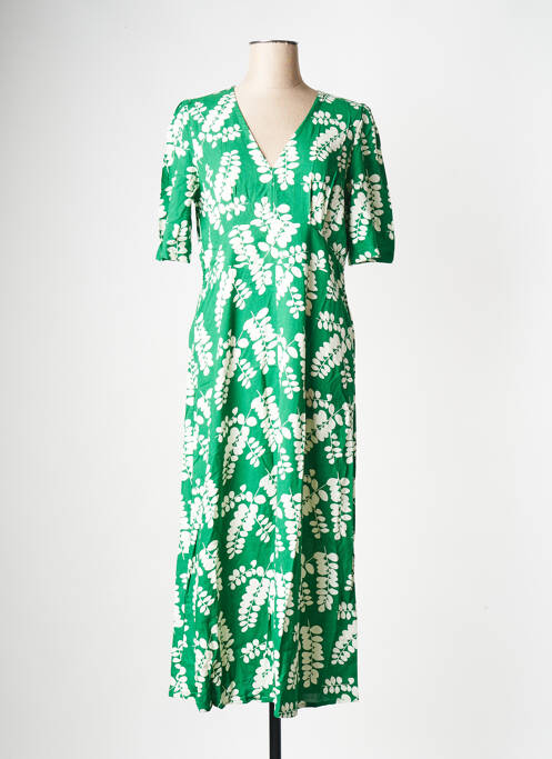 Robe longue vert AN' GE pour femme