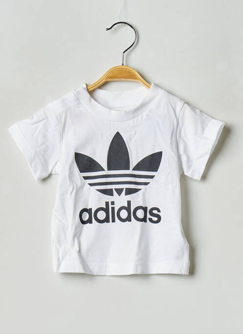 T-shirt blanc ADIDAS pour enfant