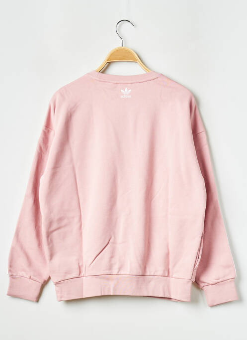 Sweat-shirt rose ADIDAS pour fille