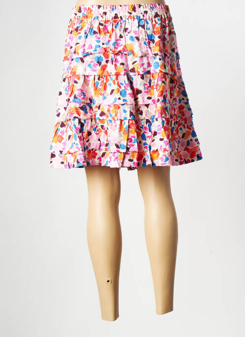 Jupe courte rose Y.A.S pour femme