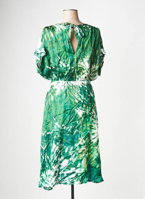 Robe mi-longue vert LA PETITE FRANCAISE pour femme