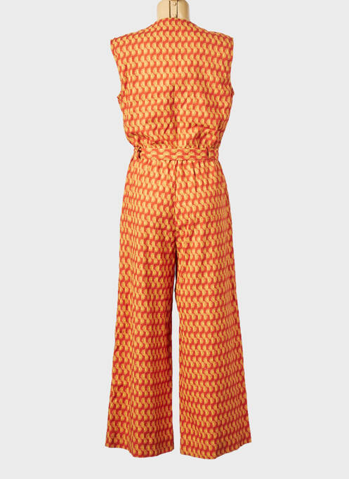 Combi-pantalon orange THINKING MU pour femme