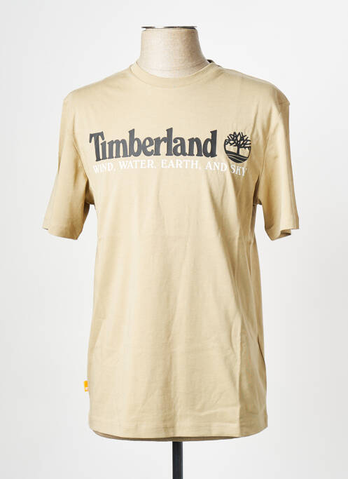 T-shirt beige TIMBERLAND pour homme