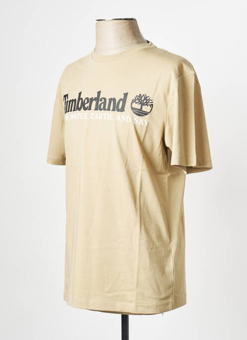 T-shirt beige TIMBERLAND pour homme