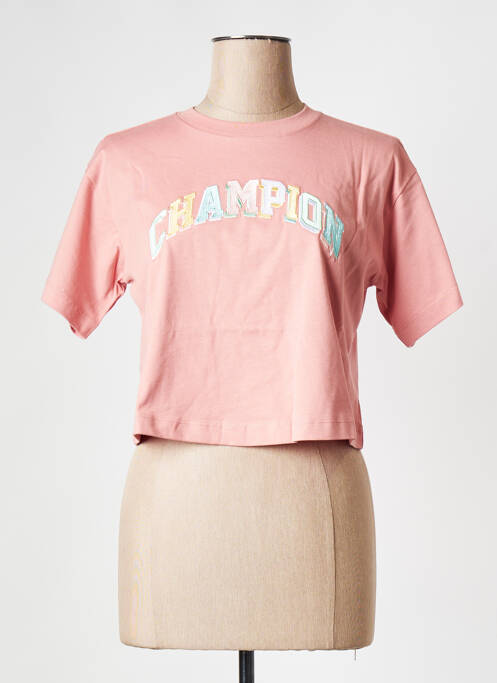 T-shirt rose CHAMPION pour femme
