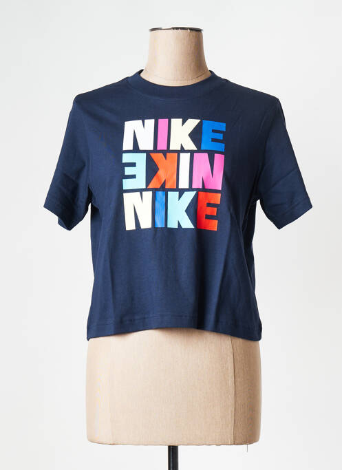 T-shirt bleu NIKE pour fille
