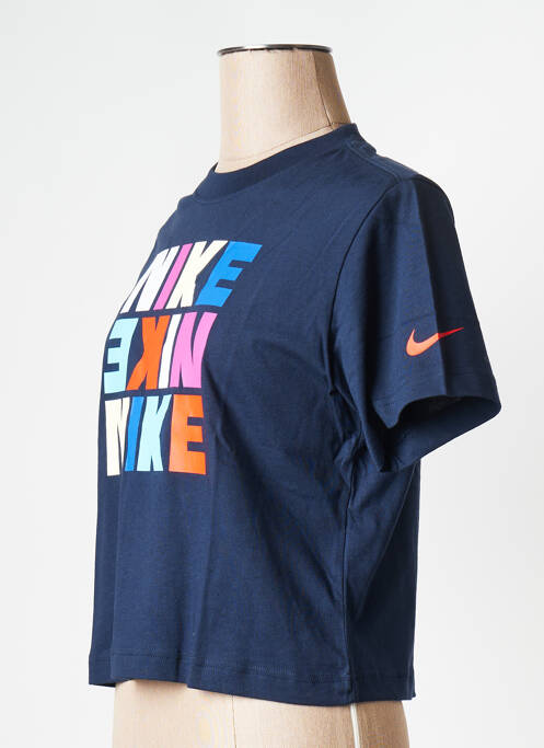 T-shirt bleu NIKE pour fille