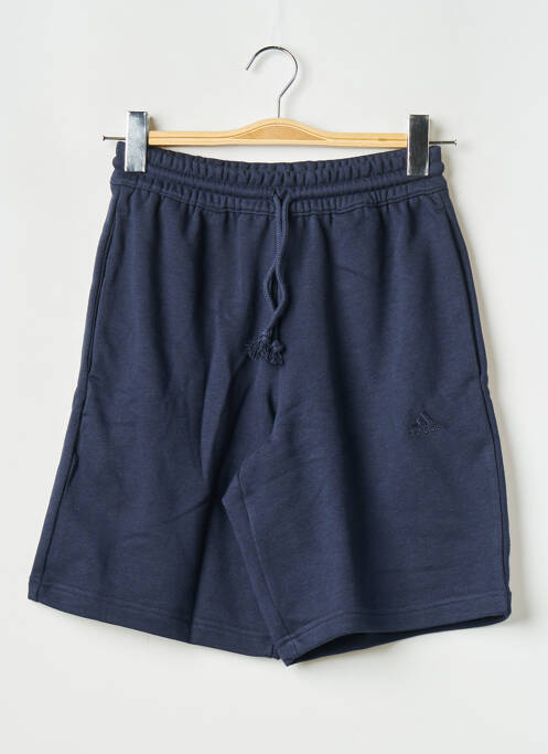 Short bleu ADIDAS pour homme