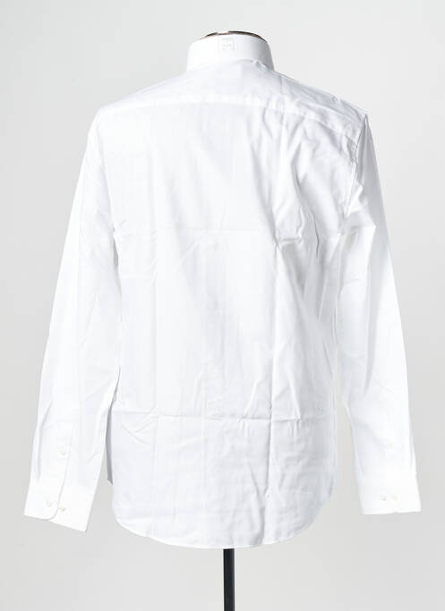 Chemise manches longues blanc SELECTED pour homme