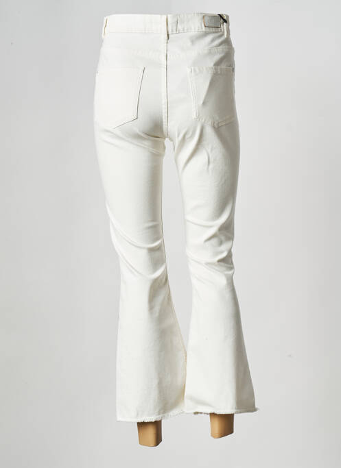 Jeans bootcut blanc IKKS femme