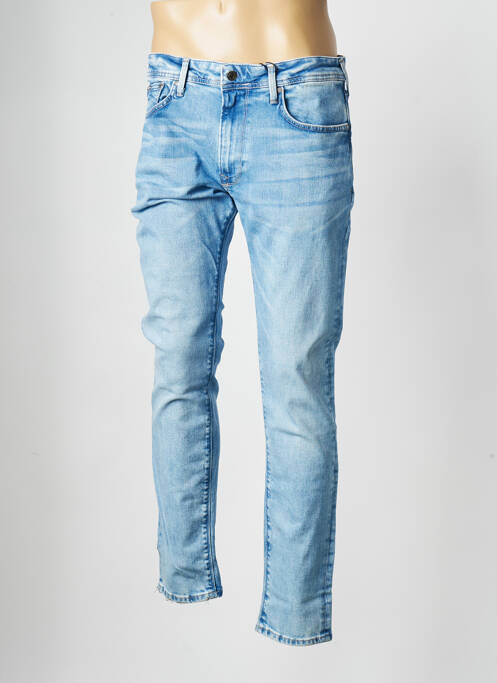 Jeans coupe droite bleu PEPE JEANS pour homme