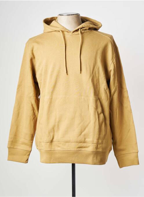 Sweat-shirt à capuche marron SELECTED pour homme