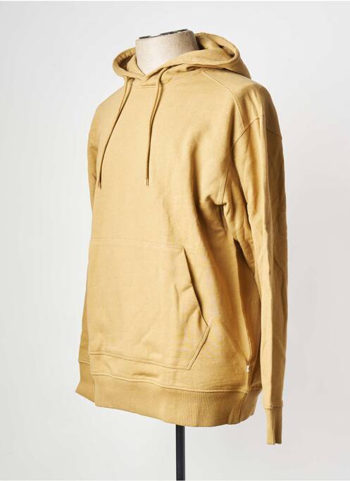 Sweat-shirt à capuche marron SELECTED pour homme