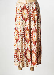 Jupe longue orange STELLA FOREST pour femme seconde vue