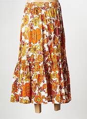 Jupe longue orange STELLA FOREST pour femme seconde vue
