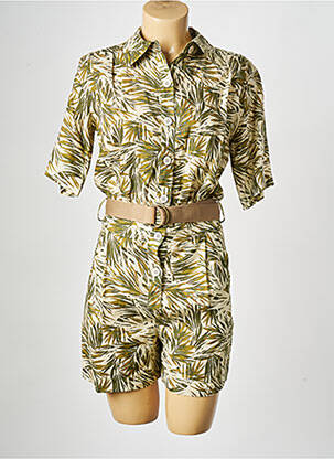 Combishort vert LA PETITE FRANCAISE pour femme